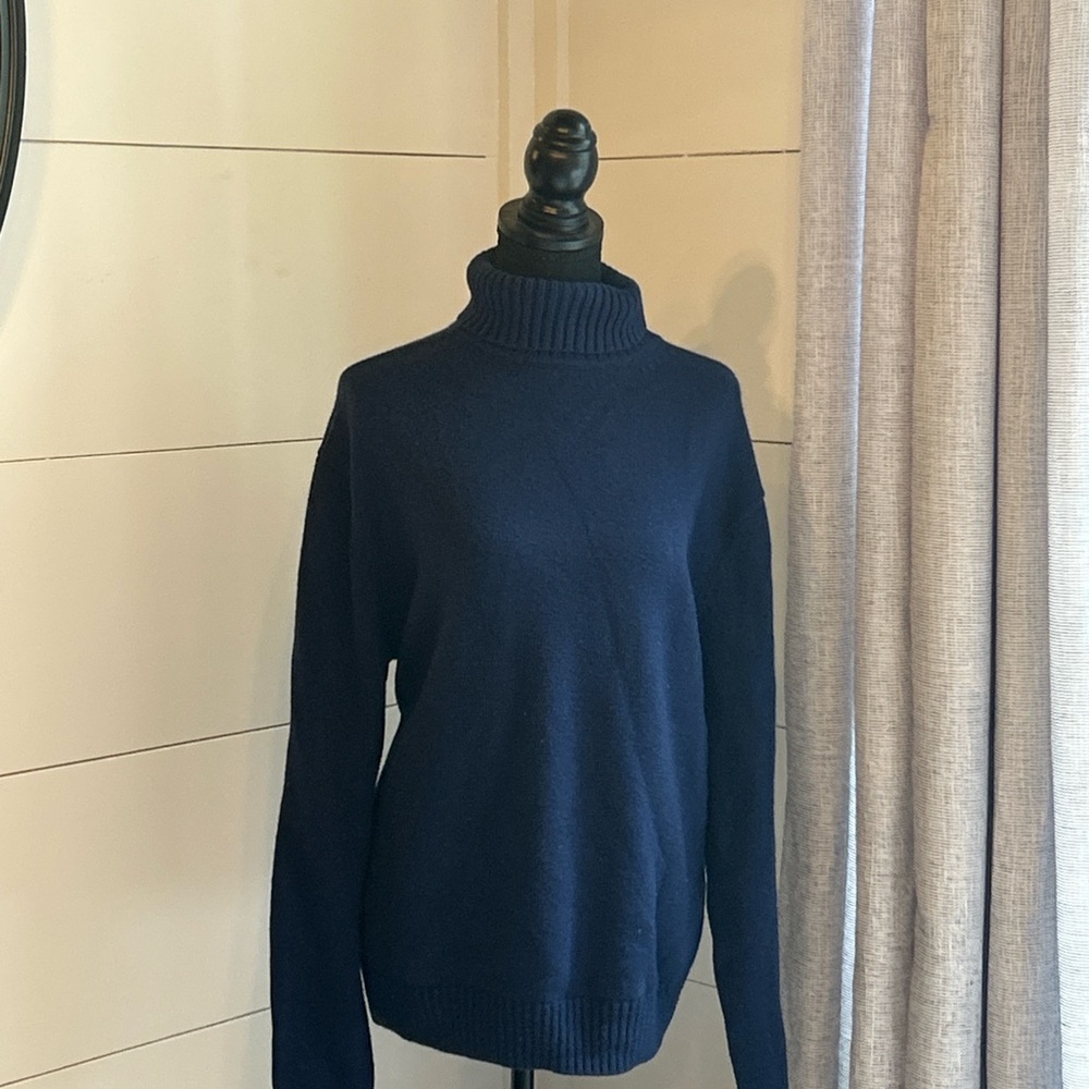Southern Tide Navy Turtleneck Sweater
